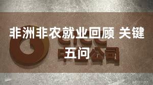 非洲非农就业回顾 关键五问